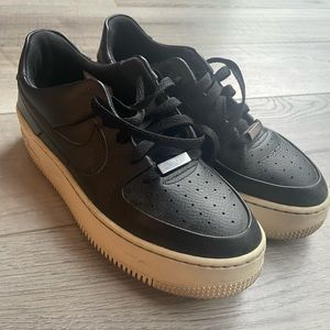 Nike Air Force 1 Black Sneakers